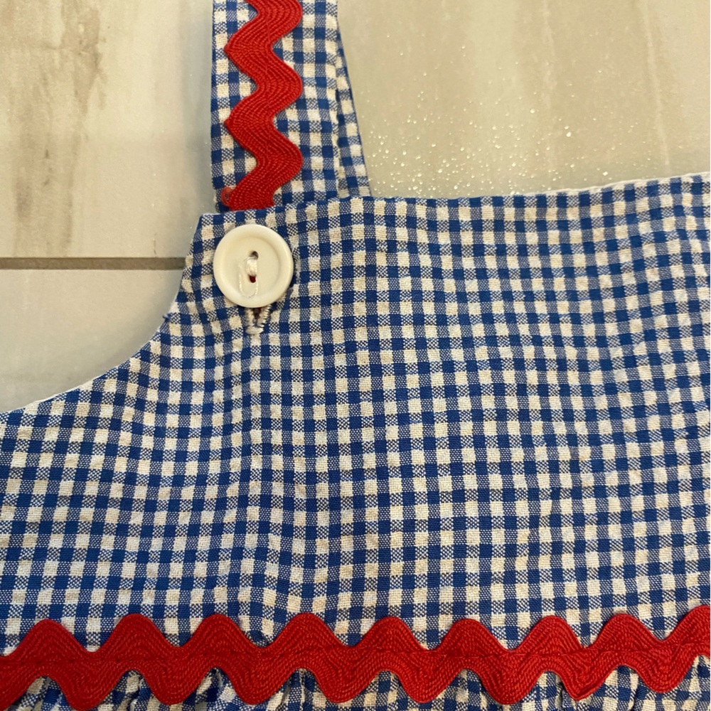 Blue and Red Kids Matching Set with Sailboat Design - Picture 11 of 11